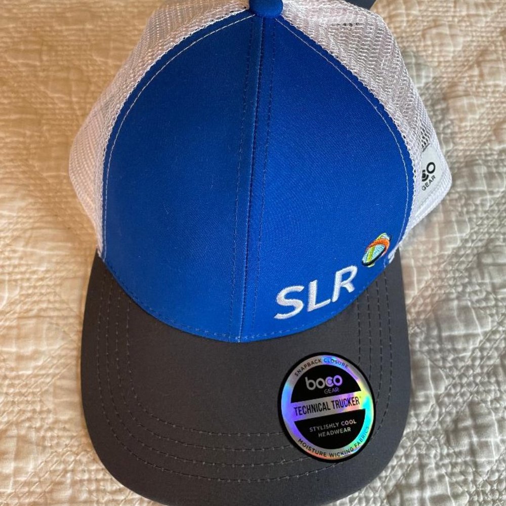 SLR boco GEAR Trucker Snapback Hat. NWT